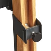 TVS 3695 | tv vloerstandaard | Eikenhoud & staal | 40-77" 3